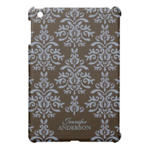 Vintage French Damask Personalized iPad Mini case