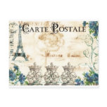 Vintage French Eiffel Tower Post Card