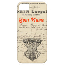 Vintage French Fashion iPhone Case