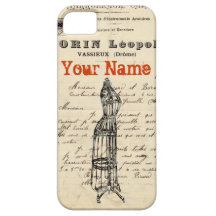 Vintage French Fashion iPhone Case
