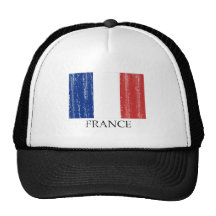 Vintage French Flag Mesh Hats