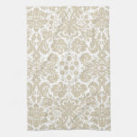 Vintage french floral art nouveau pattern hand towel
