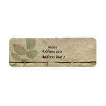 Vintage French Paper Address Labels