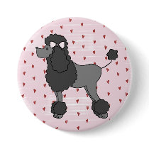 Vintage French Pink Poodle Pin