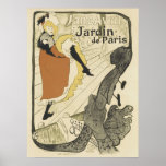 Vintage French Posters - Jardin de Paris posters