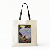 Vintage French Travel Poster Art Tote Bags