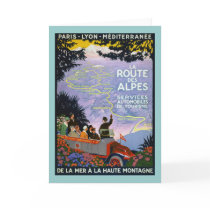 Vintage French Travel Poster Art Cards