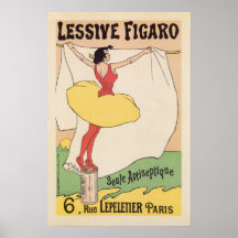 Vintage French washing detergent ad Print