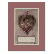Vintage French Women Post Card