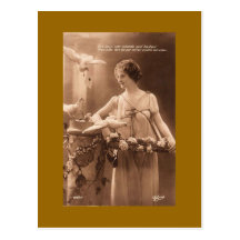 Vintage French Women Post Card