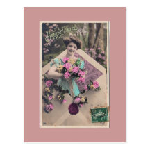 Vintage French Women Post Card