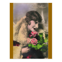 Vintage French Women Post Card