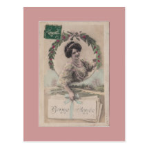 Vintage French Women Post Card