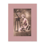 Vintage French Women Post Card postcards
