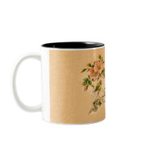 Vintage Friends- Floral And Birds- Mug