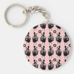 Vintage Frilly Lady Keychains