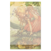Vintage Frog Prince; Princess and Her Reflection