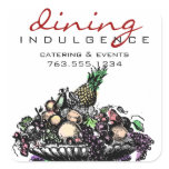 vintage fruit bowl cooking catering food label stickers