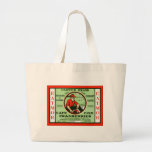 Vintage Fruit Crate Label Canvas Bag