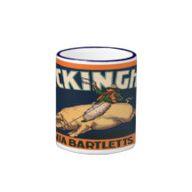 Vintage Fruit Crate Label Coffee Mugs