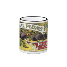 Vintage Fruit Crate Label Mug
