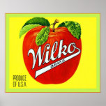 Vintage Fruit Crate Lable Posters
