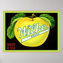 Vintage Fruit Crate Lable Print