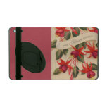 Vintage Fuchsia Flowers Happy Birthday iPad Case