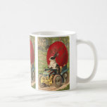 Vintage Funny Easter, Bunny Rabbit Egg Automobile mugs