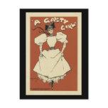 Vintage Gaiety Girl Musical Comedy Poster postcards