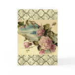 Vintage Garden Rose Card