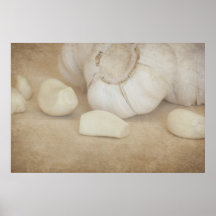Vintage Garlic  Poster