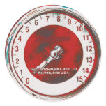 Vintage Gas Pump Gauge, Cool Stickers