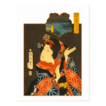 Vintage Geisha Post Card