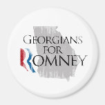 Vintage Georgians for Romney.png Fridge Magnets
