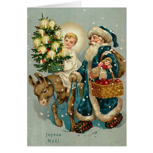 Vintage German Christmas Card | Zazzle