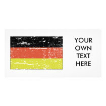 Vintage German Flag Picture Card