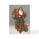 Vintage German Santa Christmas Cards