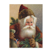 Vintage German Santa Post Card
