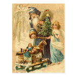 Vintage German Santa Postcard