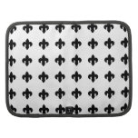 Vintage Gifts for Girls : Black Fleur de Lis Folio Planners