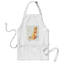 Vintage Gil Elvgren Beach Summer Pinup Girl Apron