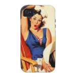 Vintage Gil Elvgren Cruise Ship Pinup Girl iPhone 4 Cases