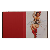 Vintage Gil Elvgren Firefighter Pin Up Girl iPad Case
