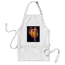 Vintage Gil Elvgren Hula Hawaiian Pin UP Girl Apron