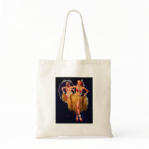 Vintage Gil Elvgren Hula Hawaiian Pin UP Girl Canvas Bag