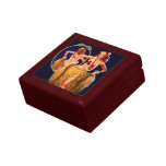 Vintage Gil Elvgren Hula Hawaiian Pin UP Girl Keepsake Boxes