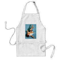 Vintage Gil Elvgren Pin UP Girl on The Phone Aprons