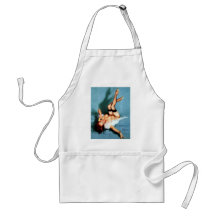 Vintage Gil Elvgren Pin UP Girl on The Phone Aprons