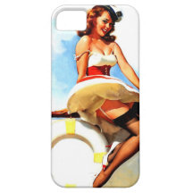 Vintage Gil Elvgren Sailor Nautical Pin up Girl iPhone 5 Cover